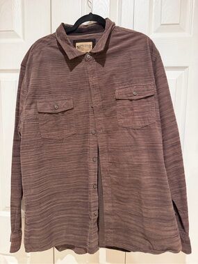 Lucky Brand Men's Long-Sleeve Button-Down Shirt in Rust